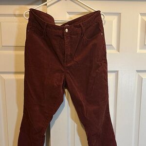 Corduroy Pants - reddish brown